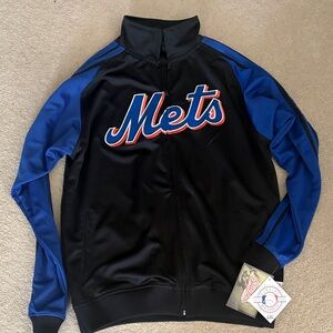 New York Mets Black & Royal Blue Track Jacket